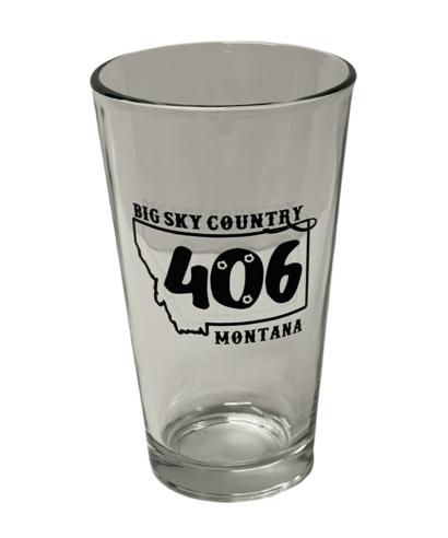 Glass - Pint - 406 Logo - SV-14