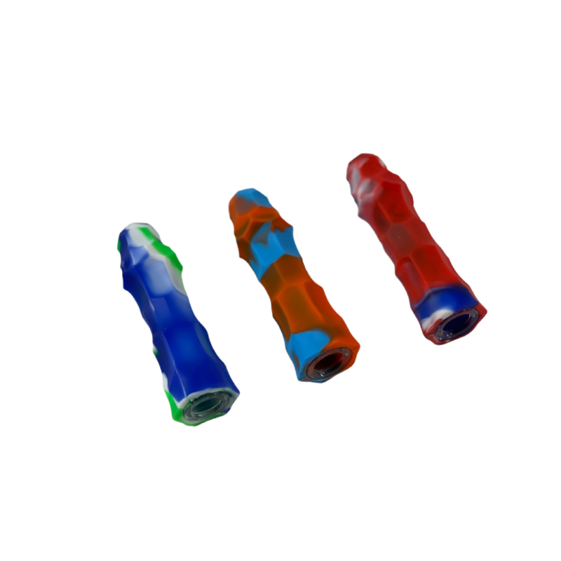 Silicone & Glass One Hitter Large (Min. order 6 units) MG41