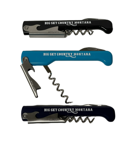 Corkscrew with "Big Sky Country Montana" Logo - Assorted Colors - SV-32