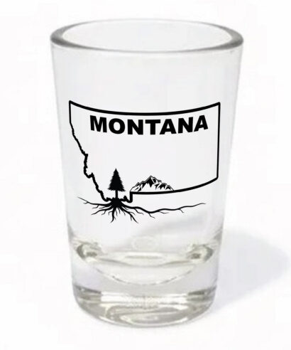 Silipint Crystal Shot Glass-Roots Logo - SL- 50