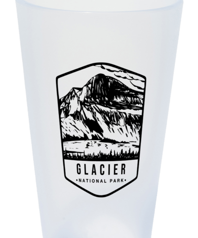 Silipint Pint Glass- Glacier Print - Assorted Colors - SL- 41