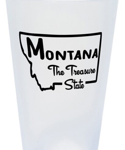 Silipint Pint Glass- State Print - Assorted Colors - SL- 42