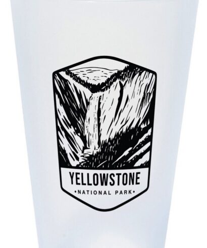 Silipint Pint Glass- Yellowstone Print - Assorted Colors - SL - 52