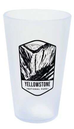 Silipint Pint Glass- Glacier Print - Assorted Colors - SL- 41