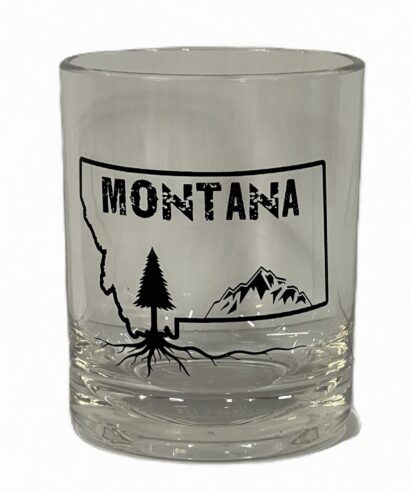 Silipint Crystal Rocks Glass- Roots Logo - SL- 68